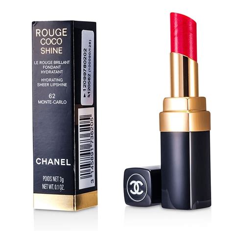 Chanel Rouge Coco Shine Hydrating Sheer Lipshine 62 Monte 